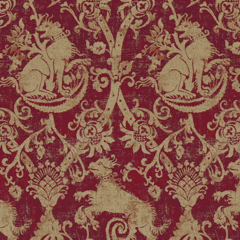medieval beast dog fabric
