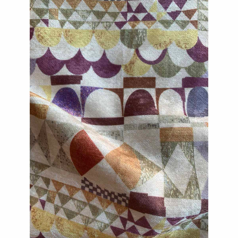 mixed colour art deco curtain upholstery fabric