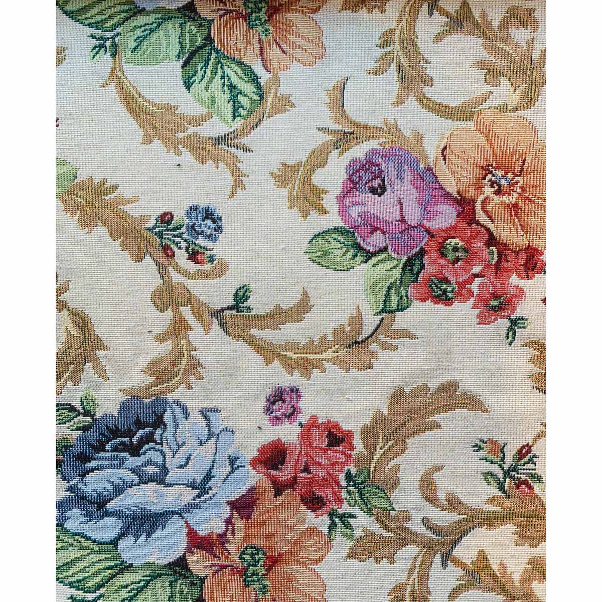 Traditional Floral Tapestry Style Upholstery Fabric