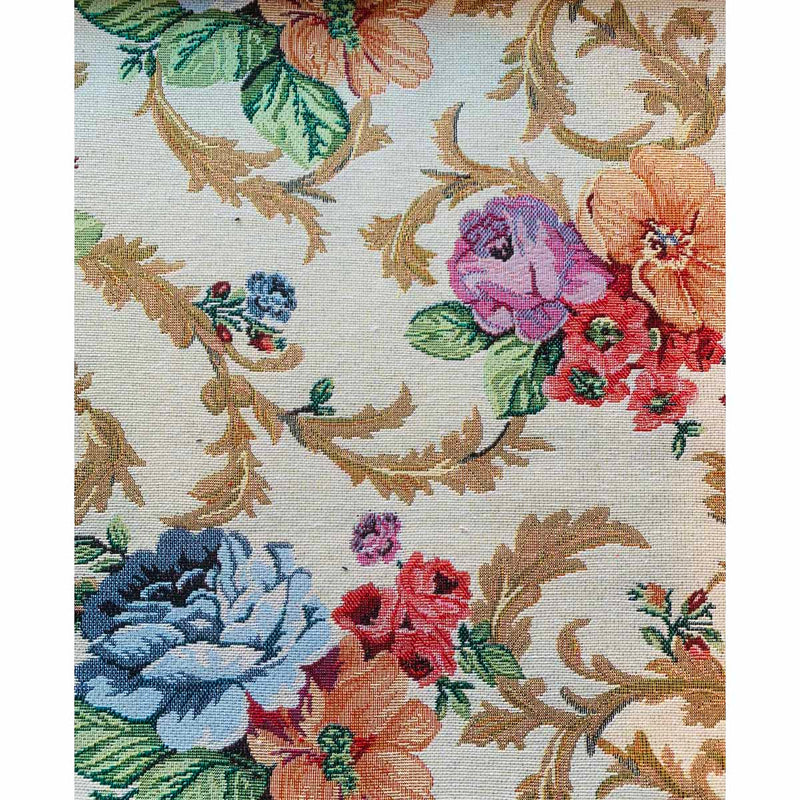 Traditional Floral Tapestry Style Upholstery Fabric