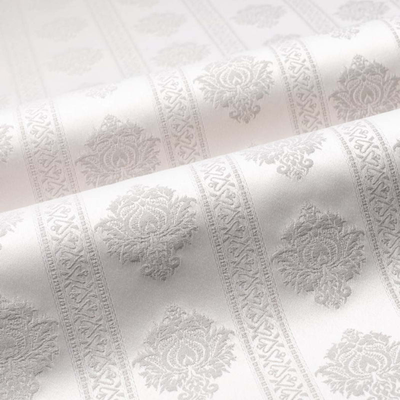Floral Stripe Damask Fabric