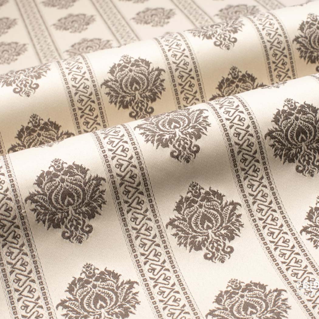 Floral Stripe Damask Fabric