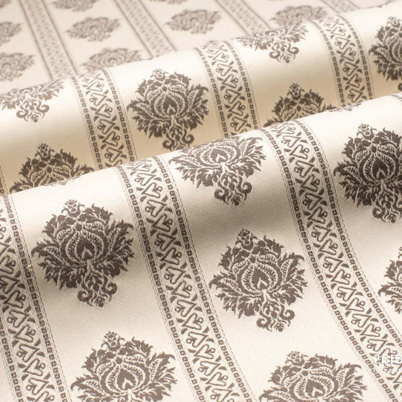 Floral Stripe Damask Fabric