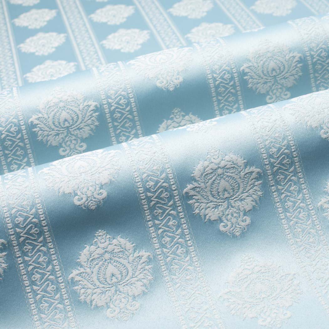 Floral Stripe Damask Fabric