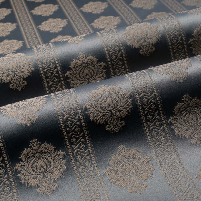 Floral Stripe Damask Fabric