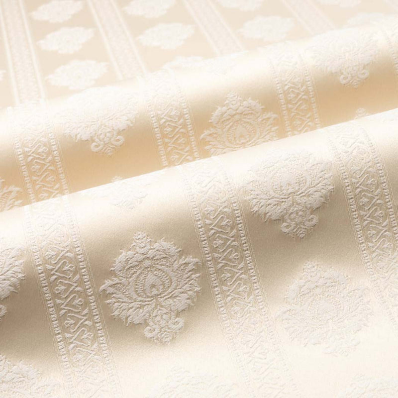 Floral Stripe Damask Fabric