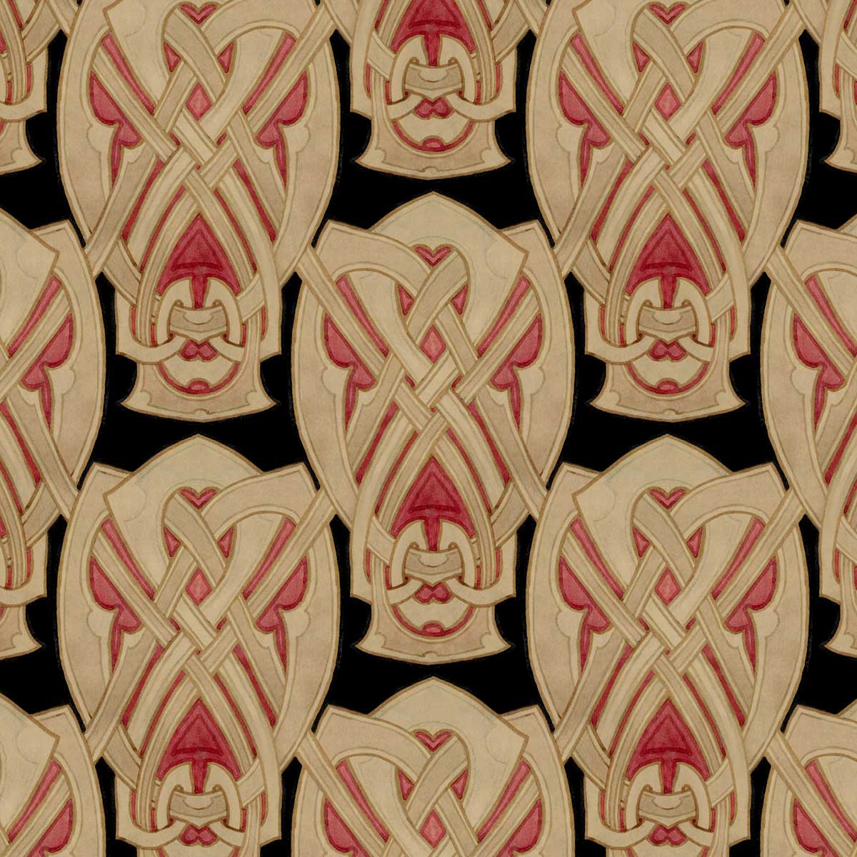 Archibald Knox Fabric Textile Design