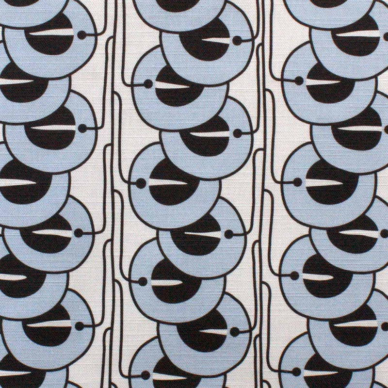 Koloman Moser Designs Baumfalke Blau