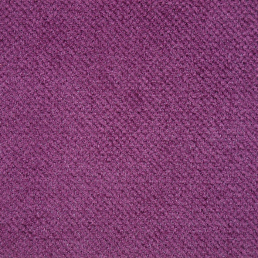 plain  purple velvet curtain and upholstery fabric - Oberon Magenta Plain