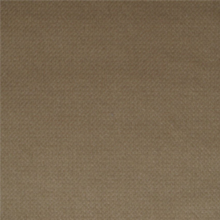 plain  brown velvet curtain and upholstery fabric - Oberon Stone Plain