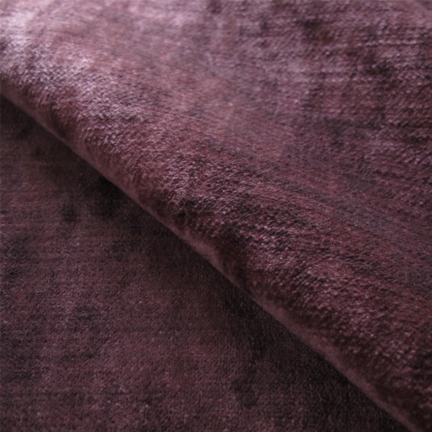 Tabley Velvet Mulberry Plain