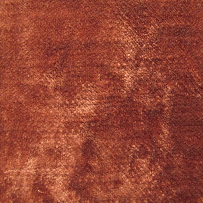 plain  luxurious and hardwearing red velvet curtain and upholstery fabric - Tabley Red Earth Plain