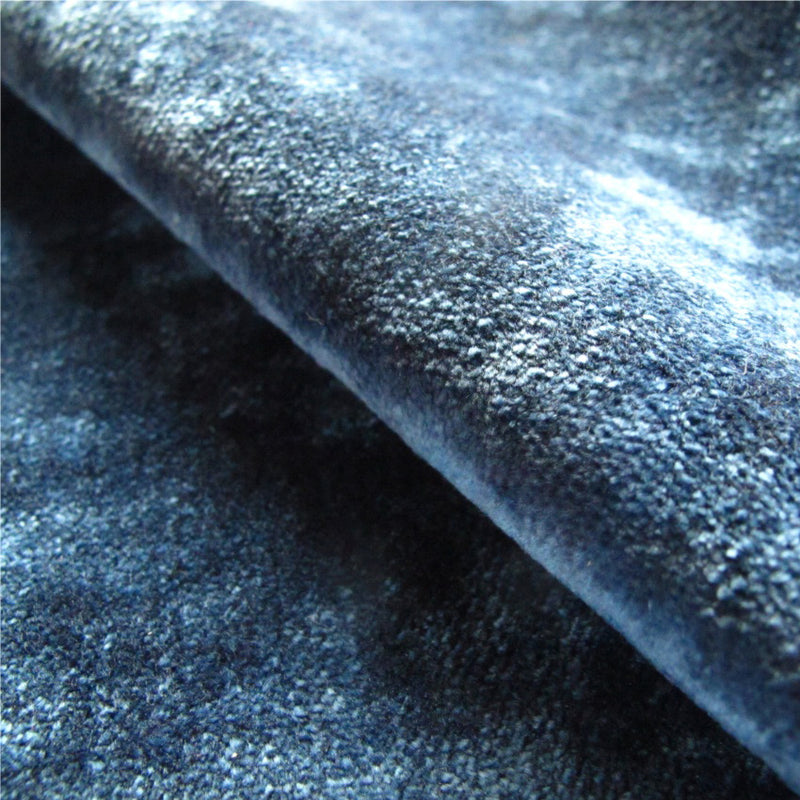 Tabley Velvet Cobalt Plain