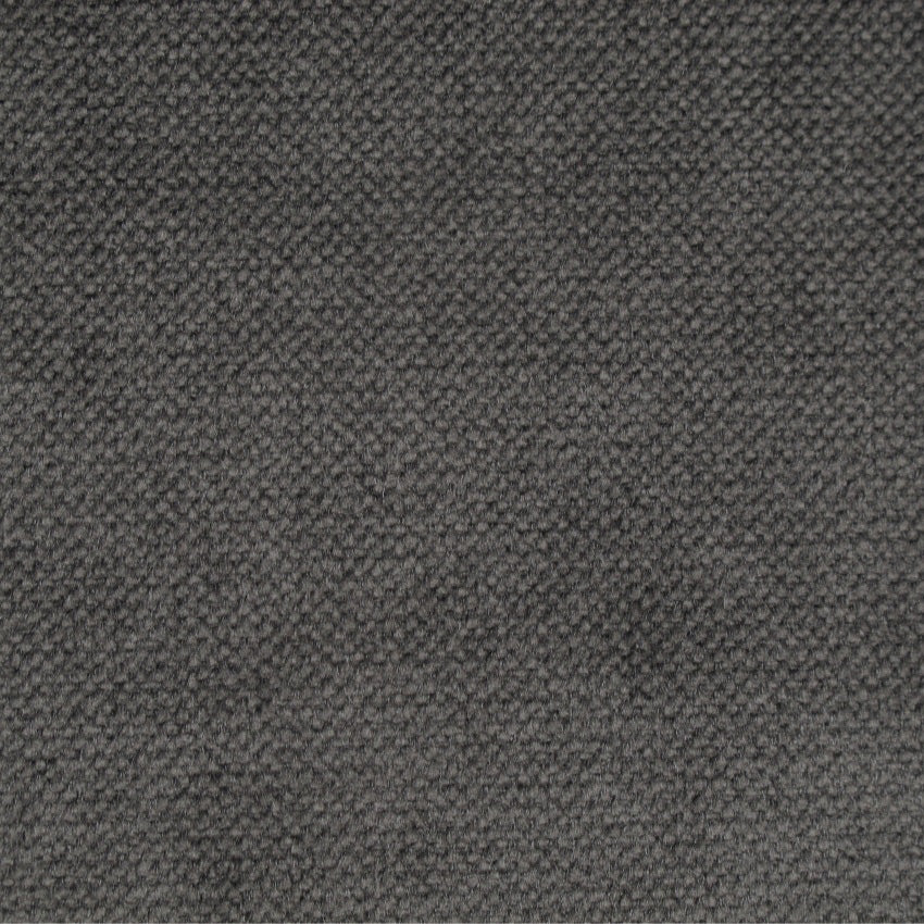 plain  grey velvet curtain and upholstery fabric - Oberon Smoke Plain