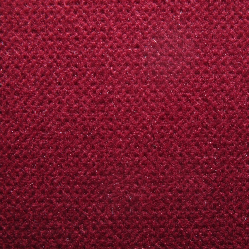 plain  red velvet curtain and upholstery fabric - Oberon Claret Plain
