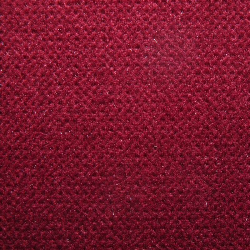 plain  red velvet curtain and upholstery fabric - Oberon Claret Plain