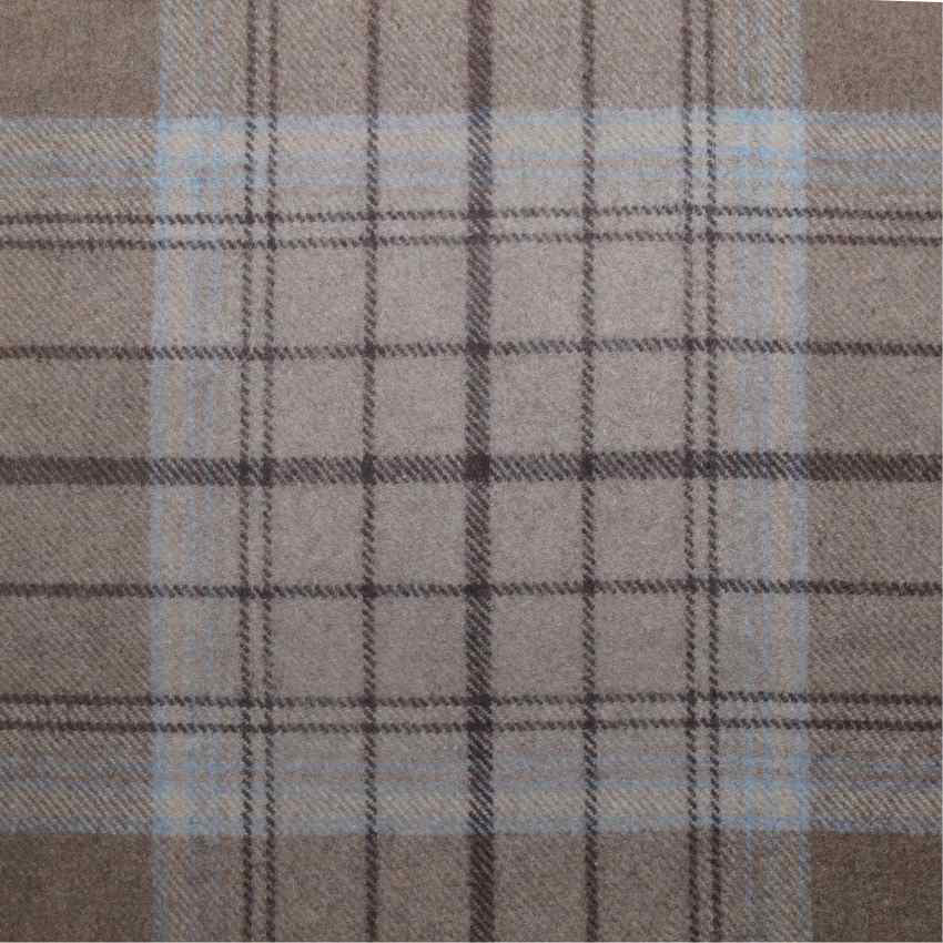 tartan plaid  brown wool curtain and upholstery fabric - Iona Burns Plaid