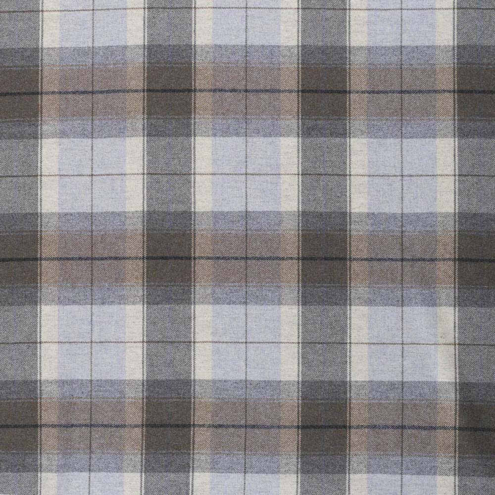 tartan plaid  green blue wool curtain and upholstery fabric - Iona Seaglass Plaid