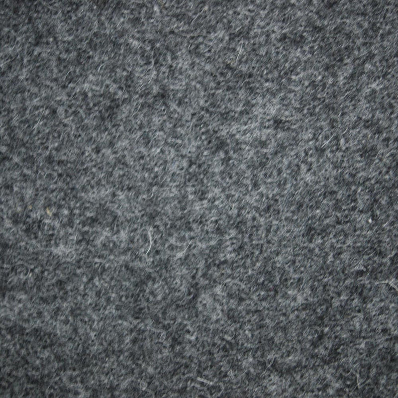 plain  grey wool curtain and upholstery fabric - Iona Slate Plain