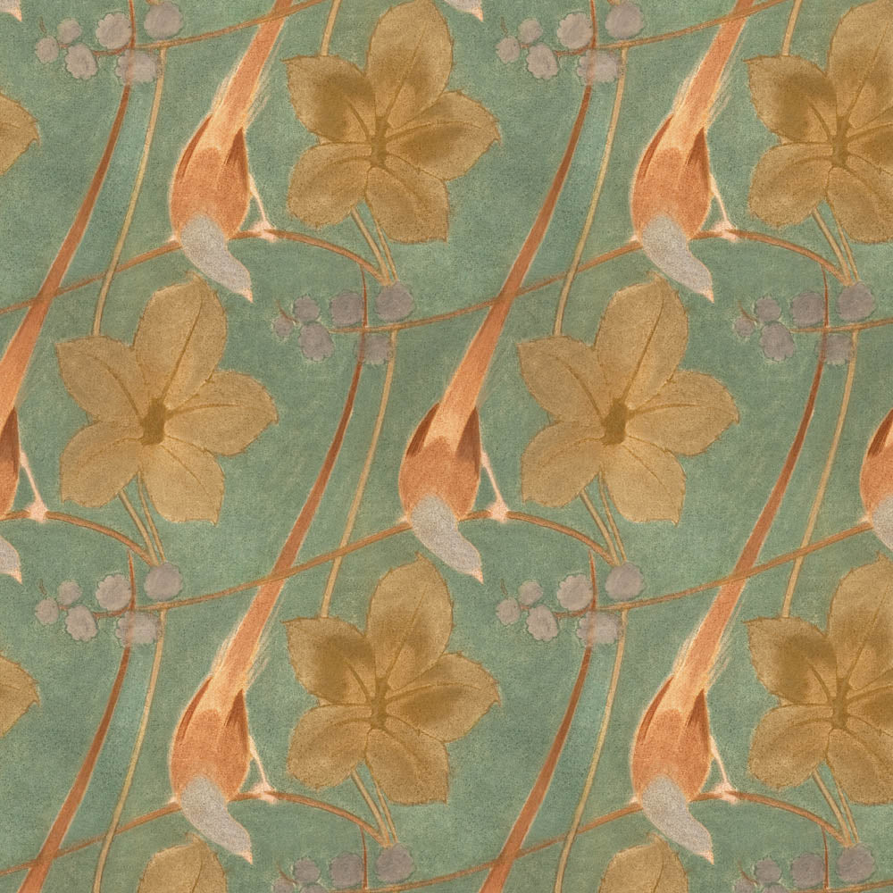 Archibald Knox Designs Enchanting Birds Print