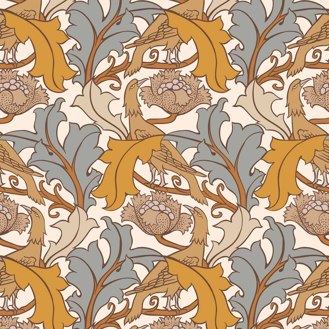 Charles Voysey Eagle and Leaf