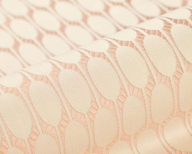 bronze and cream art deco curtain upholstery fabric