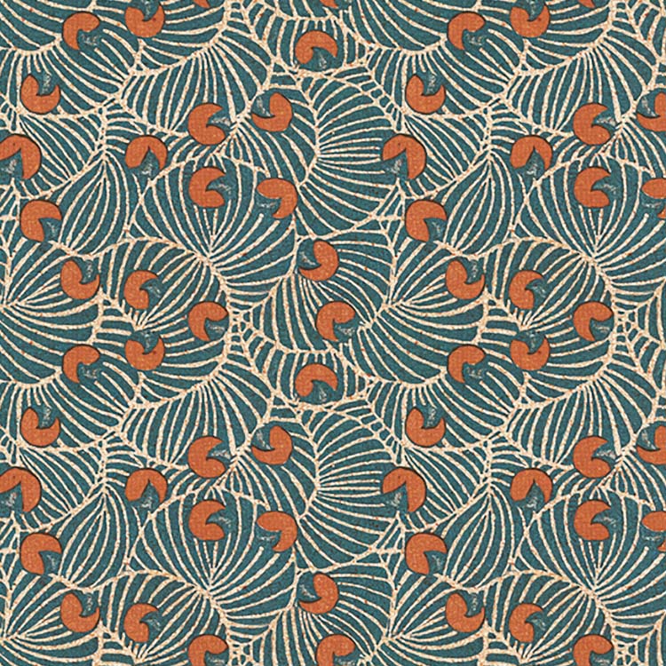teal art deco curtain upholstery fabric