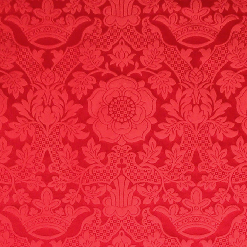 Hampton Court Rose Brocade Red