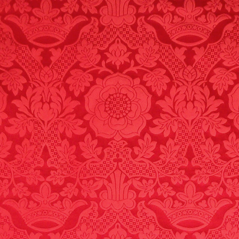 Hampton Court Rose Brocade Red