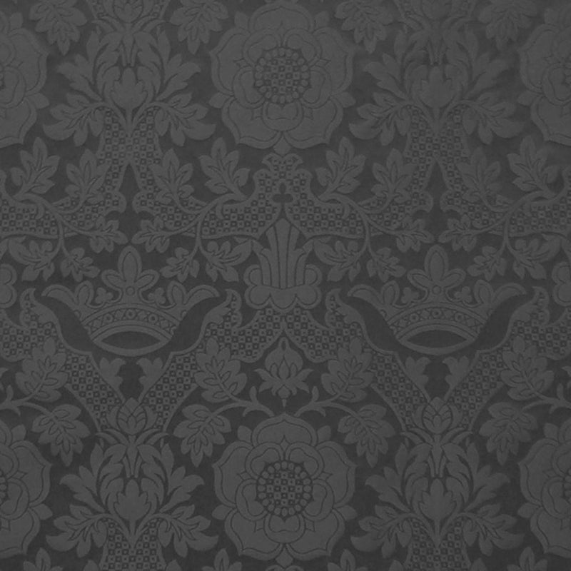 Hampton Court Rose Brocade Black
