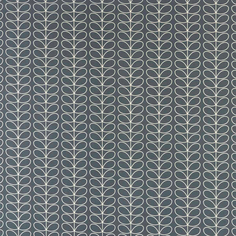 Orla Kiely Linear Stem Cool Grey fabric