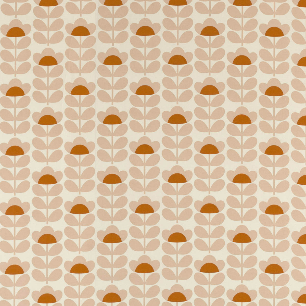 Orla Kiely Sweet Pea Orange fabric