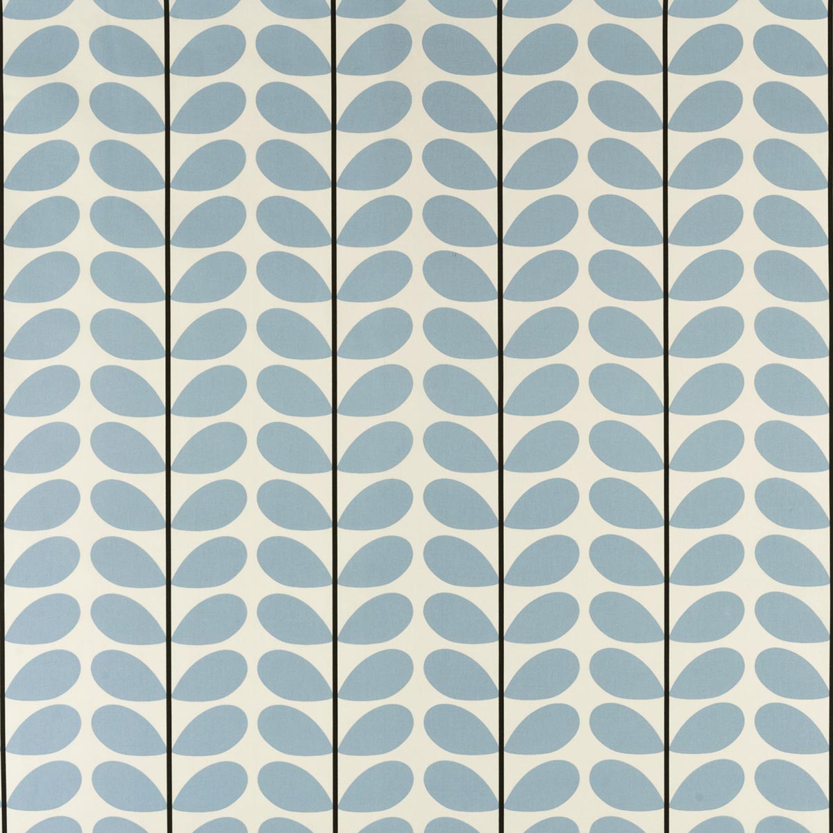 Orla Kiely Two Colour Stem Powder Blue fabric