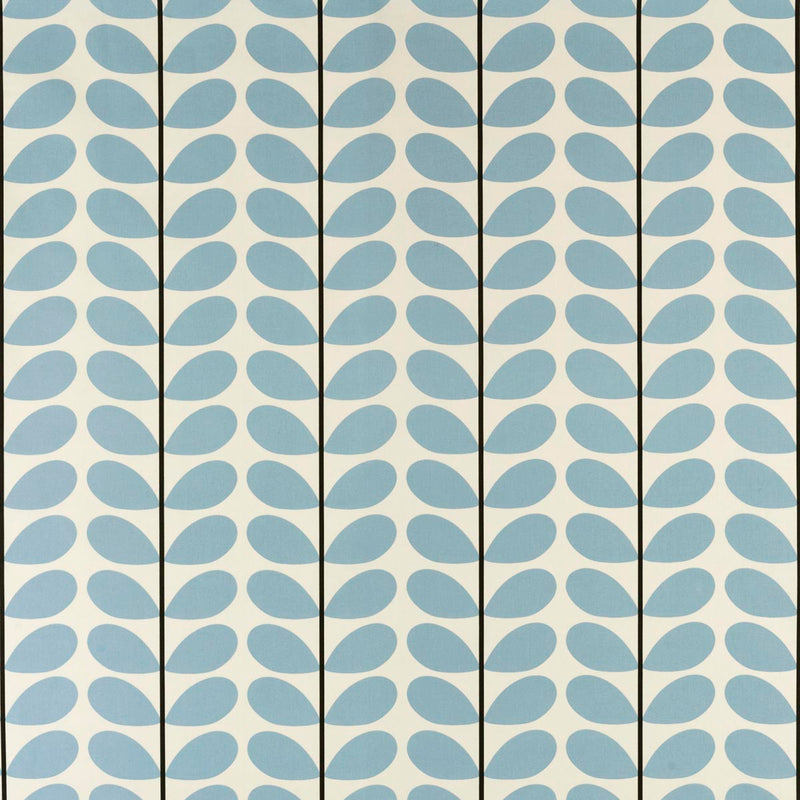 Orla Kiely Two Colour Stem Powder Blue fabric