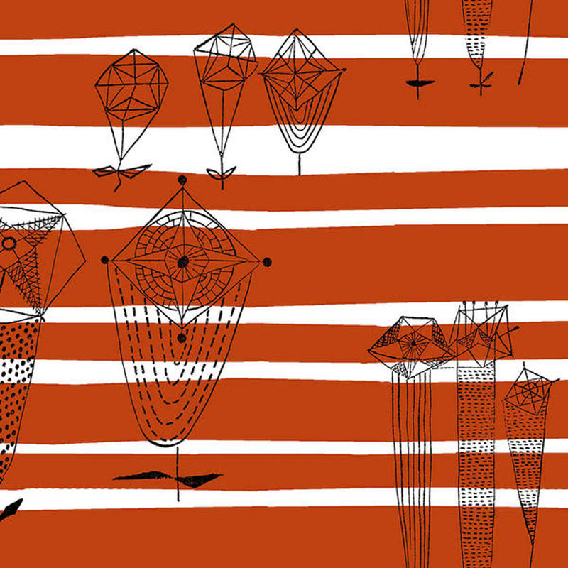 Lucienne Day trio Fabric Textile
