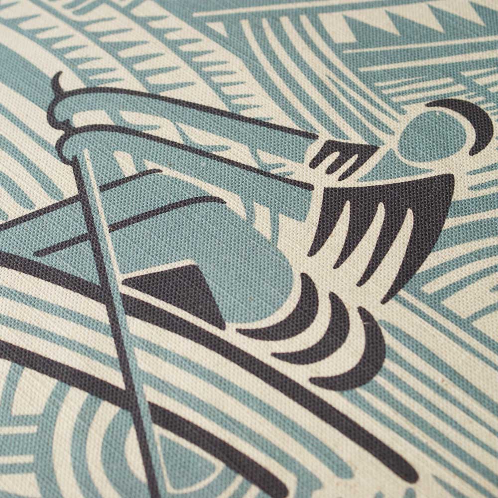 Deco Eclectic Rowers Blue