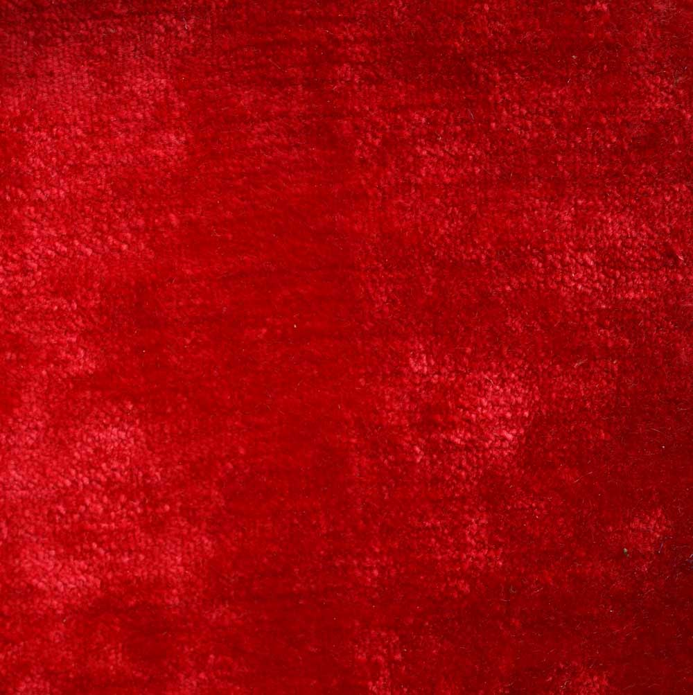 plain  luxurious and hardwearing red velvet curtain and upholstery fabric - Tabley Red Plain