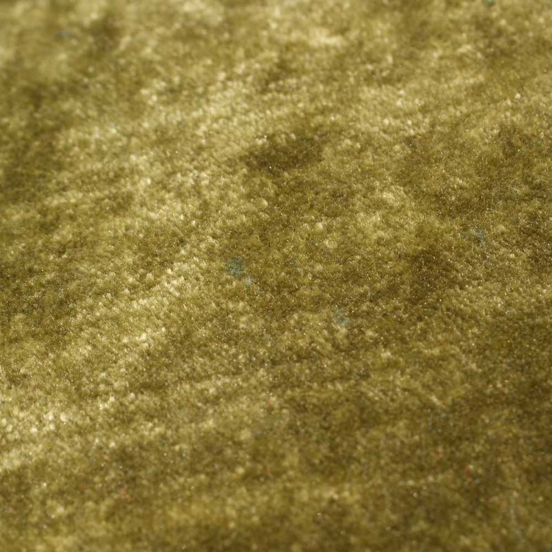 plain  luxurious and hardwearing green velvet curtain and upholstery fabric - Tabley Mossy Plain