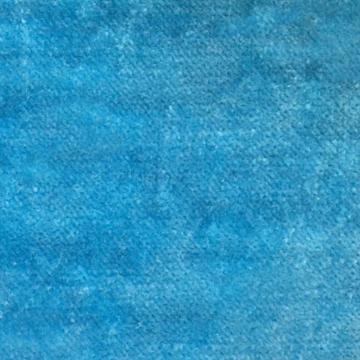 plain  luxurious and hardwearing blue velvet curtain and upholstery fabric - Tabley Sky Blue Plain