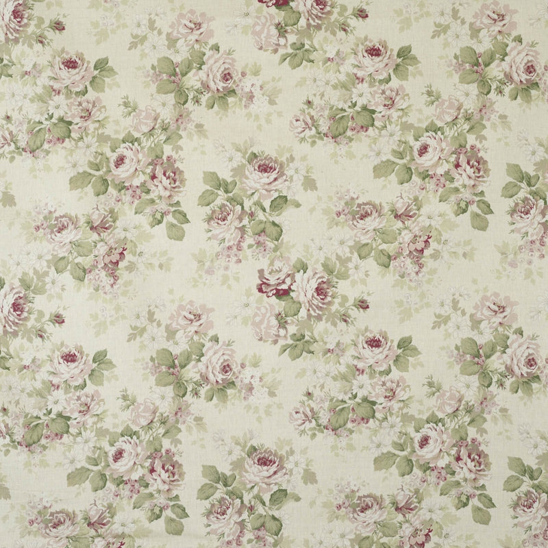floral linen curtain fabric