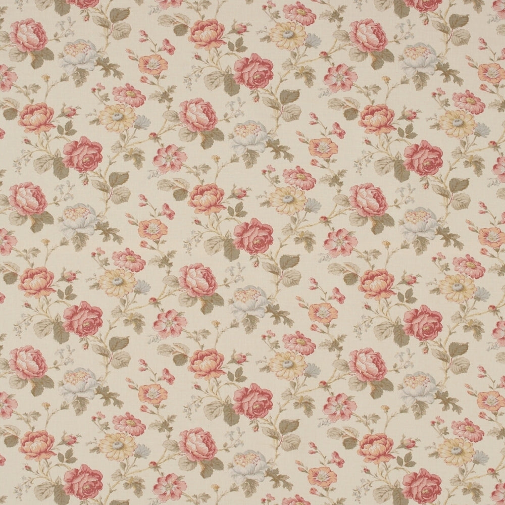 floral linen curtain fabric