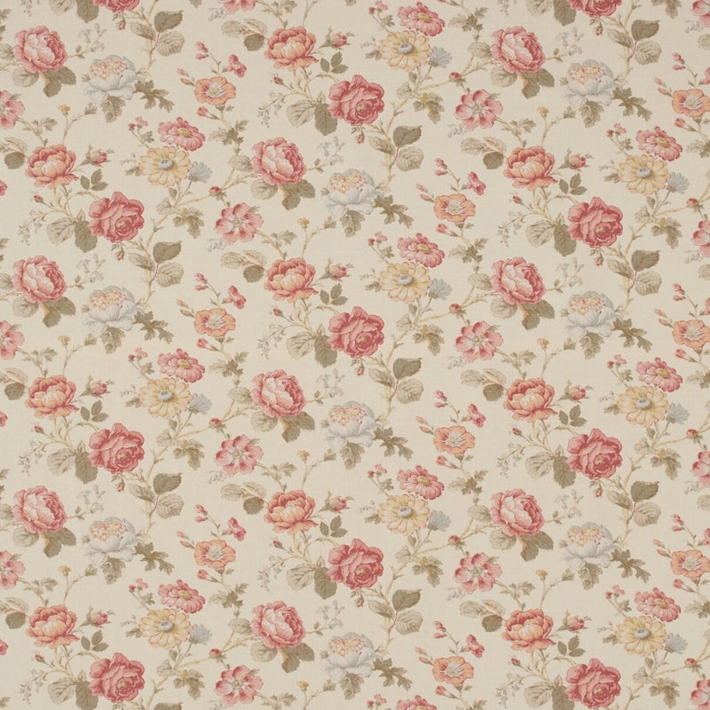 floral linen curtain fabric
