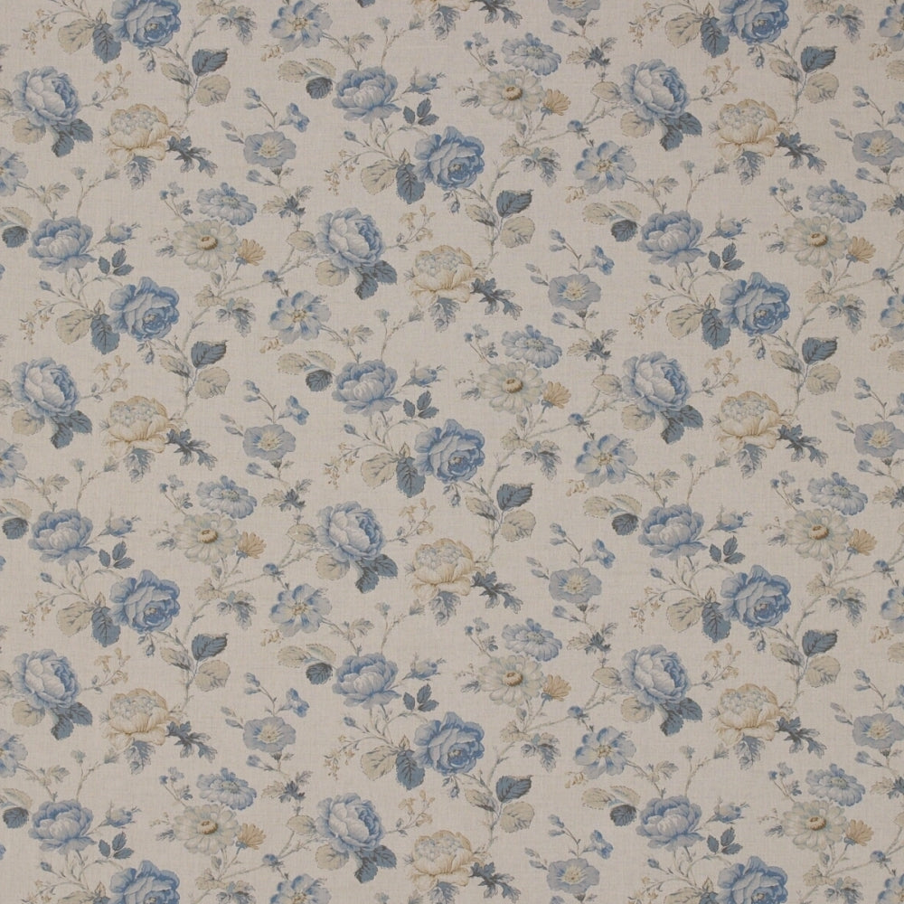 floral linen curtain fabric