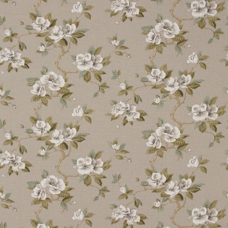 floral linen curtain fabric