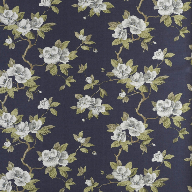 floral linen curtain fabric