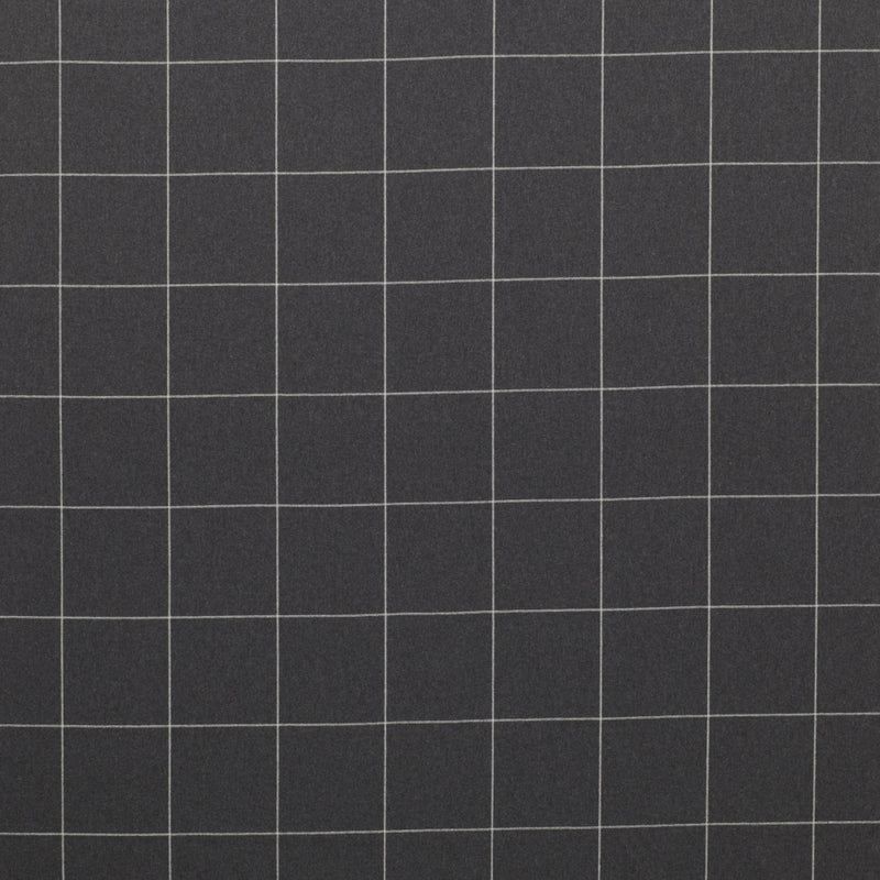 tartan plaid  charcoal wool curtain and upholstery fabric - Iona Arran Plaid