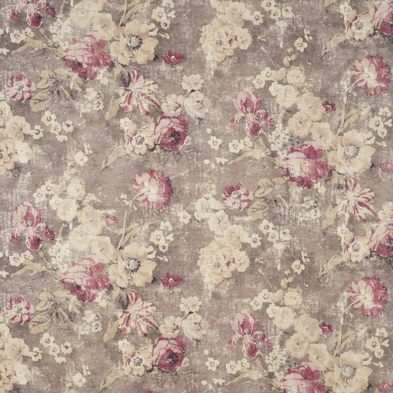 floral linen curtain fabric