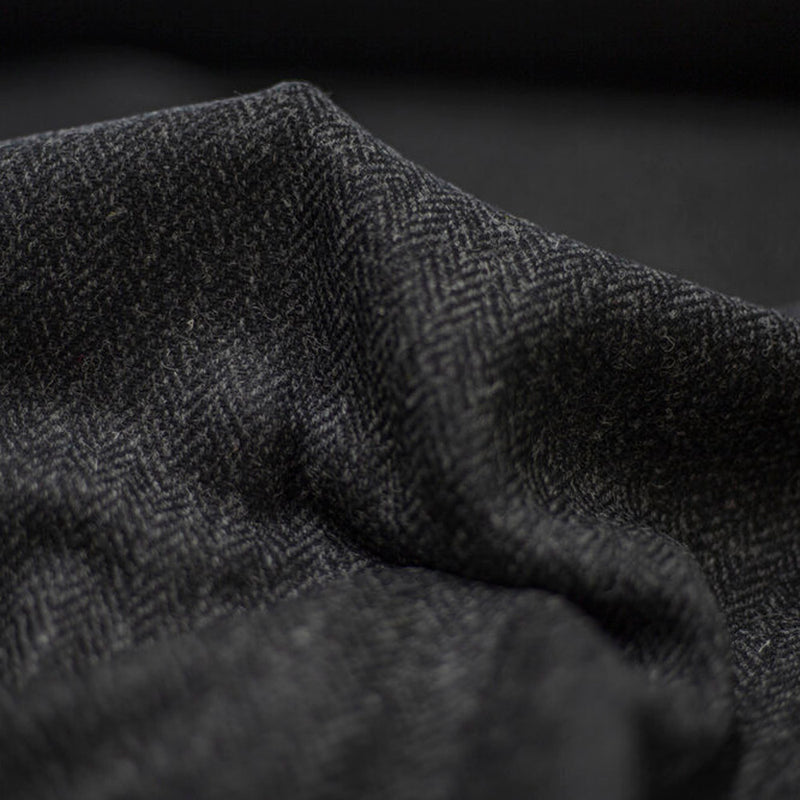 Harris Tweed Granite Herringbone