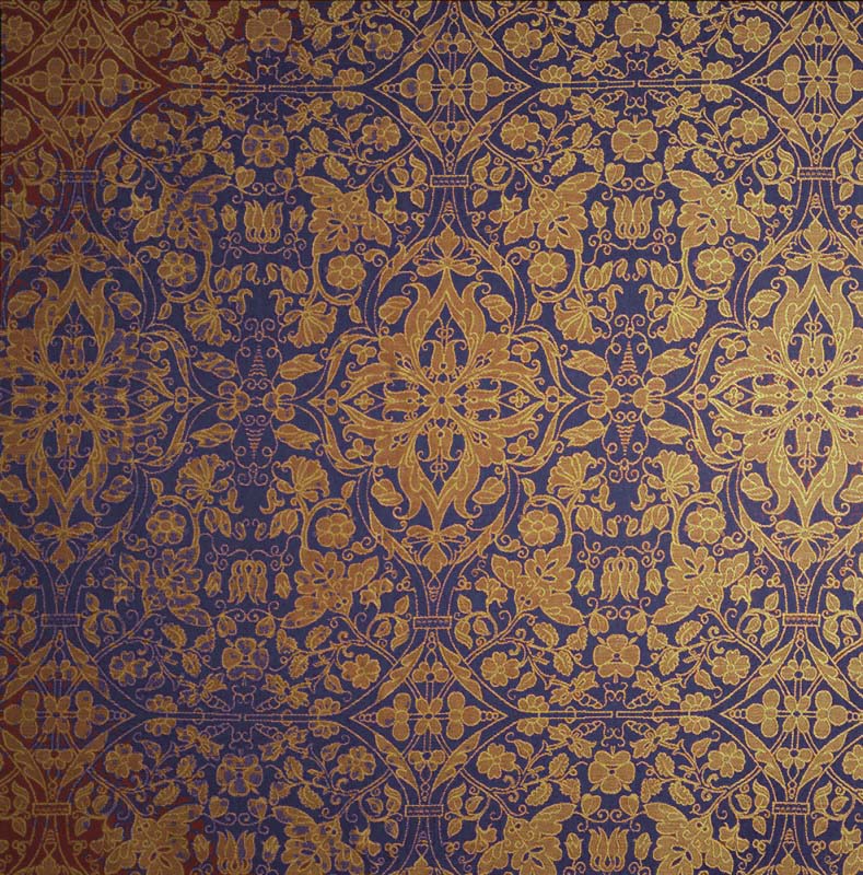 Hampton Court Blue and Old Gold Arabesque