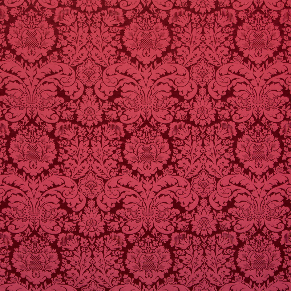 Georgian damask curtain fabric
